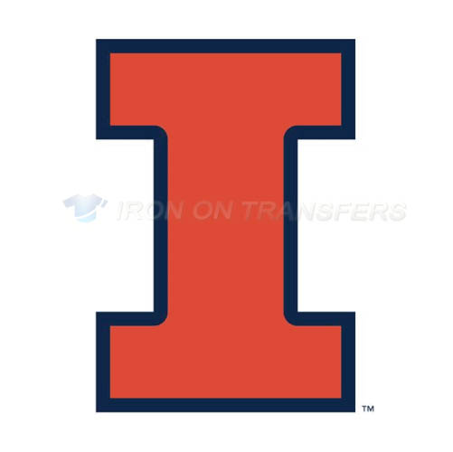 Illinois Fighting Illini Logo T-shirts Iron On Transfers N4606